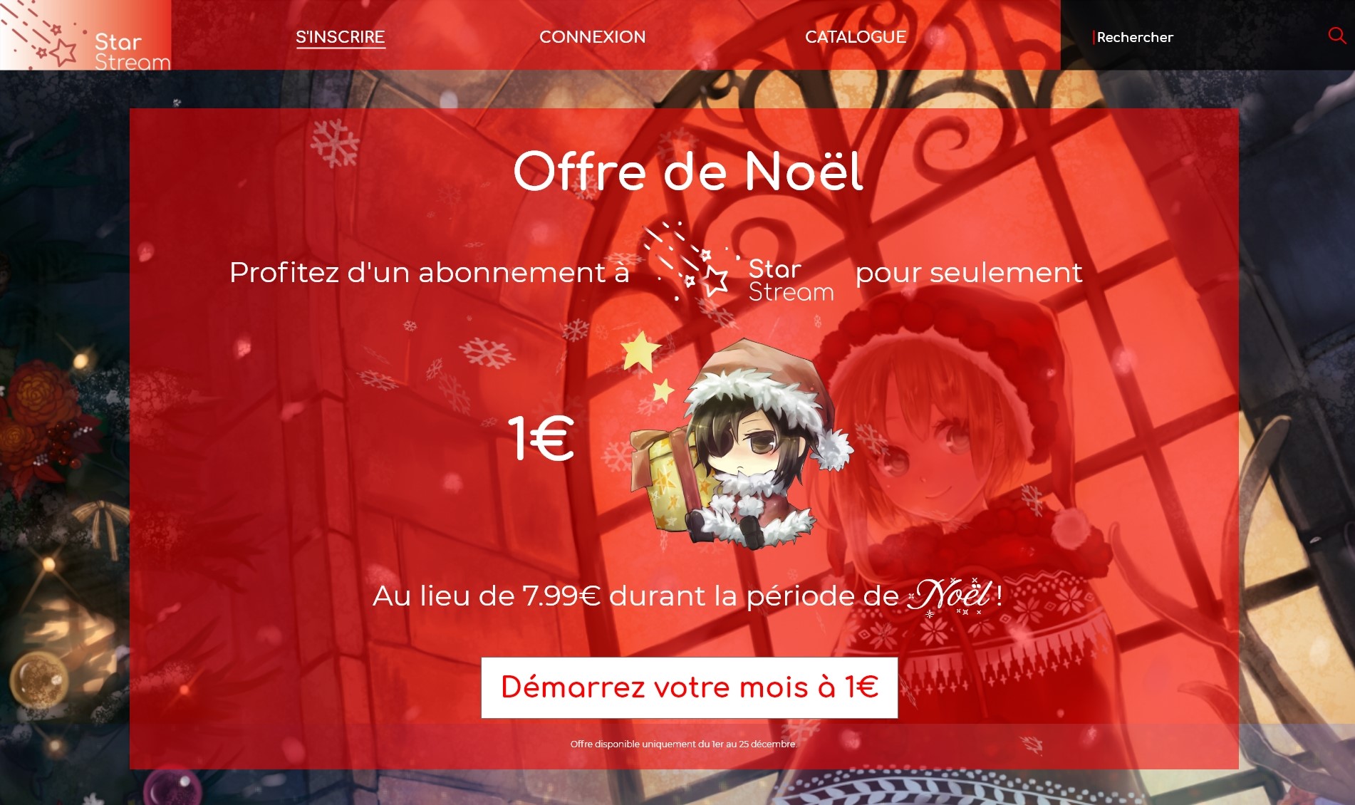 Email promotionnel et page de redirection en Wireframe pour une entreprise fictive..