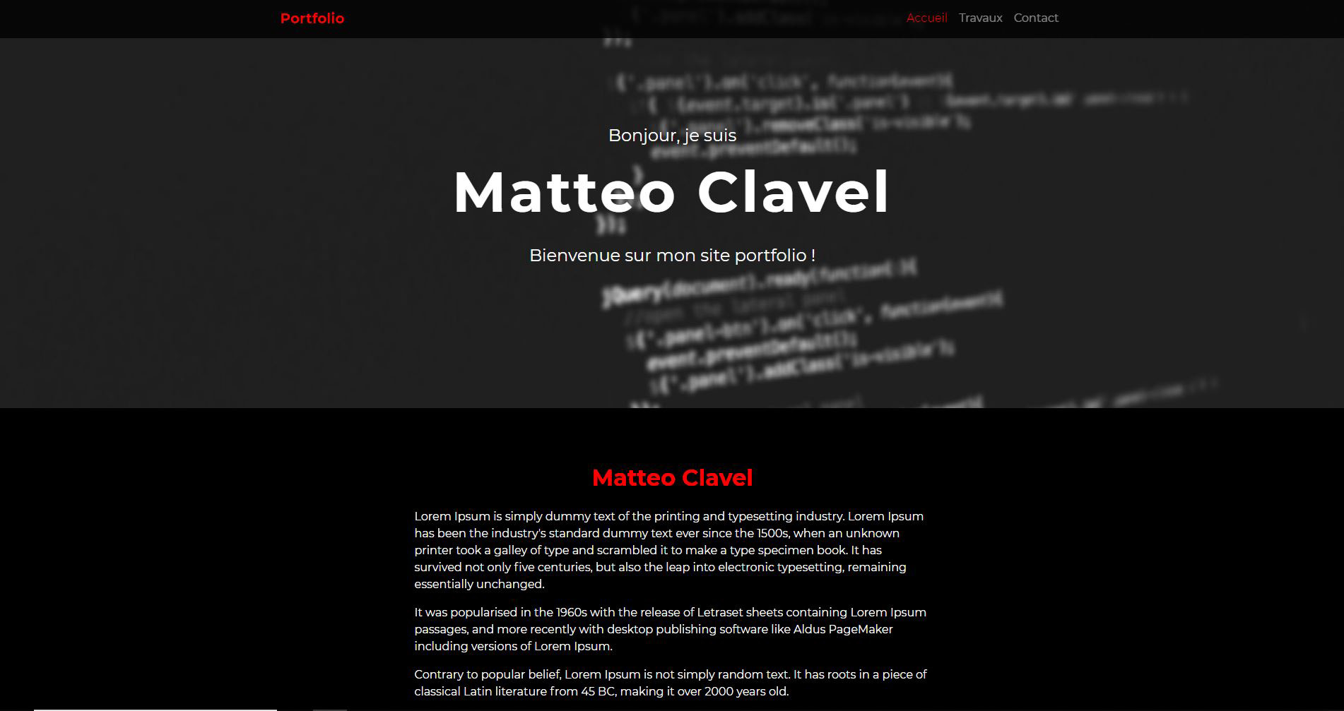 Affiche d'un festival fictif